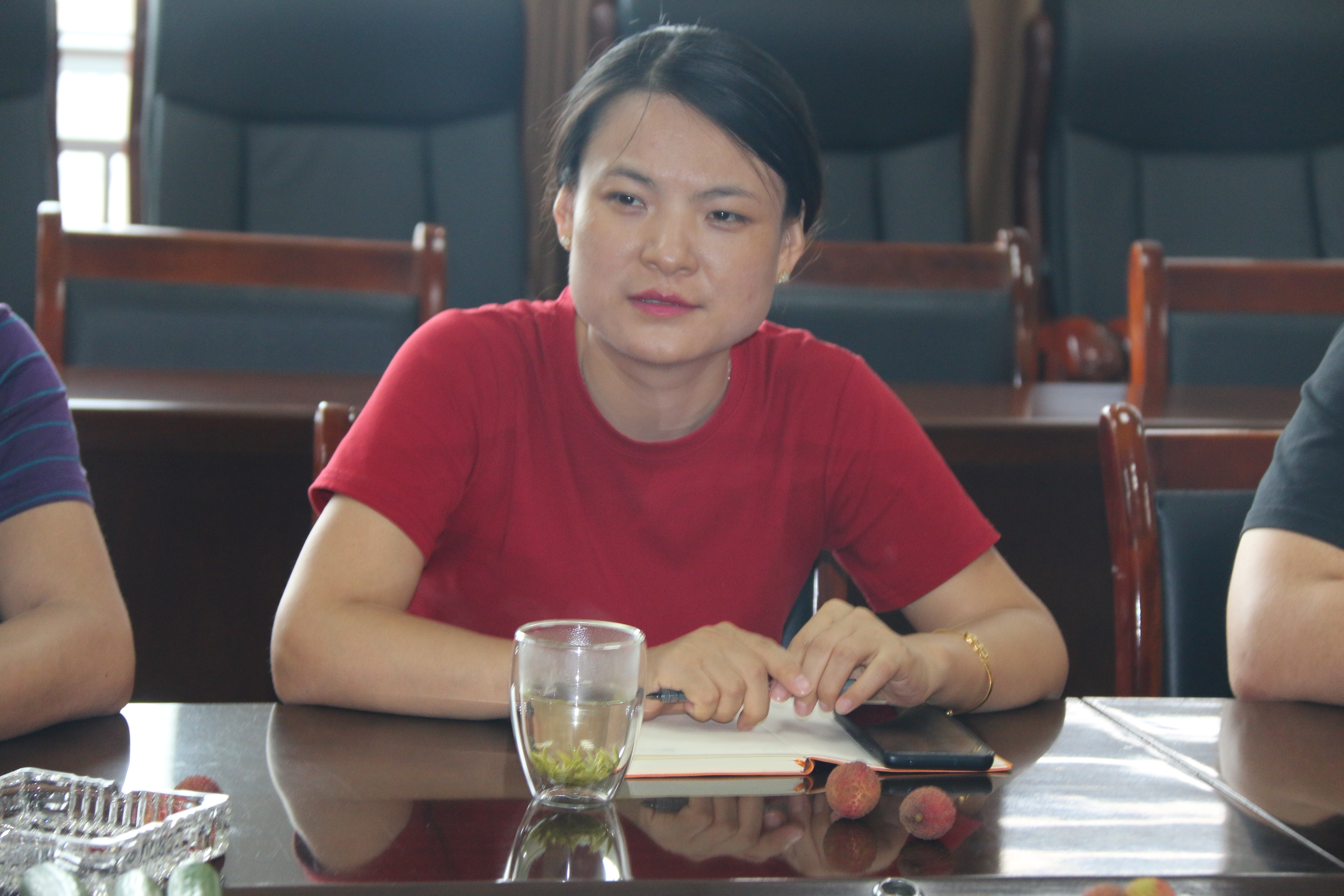 西安科技大学高新学院招办领导来访我司洽谈战(图3)