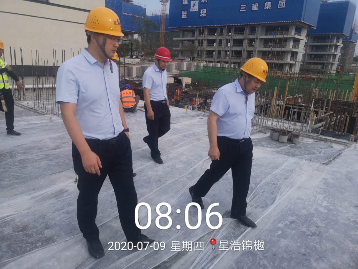 公司高层对星皓项目进行检查指导(图2)